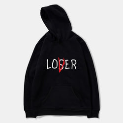 Movie It Losers Club Hoodies Men/Women Harajuku Loser Lover It Inspired Hoodie Sweatshirt Casual Pullover Jacket Coat Oversize