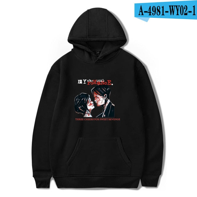 My Chemical Romance Hoodies Men and Women Black Parade Punk Emo Rock Hoodie Sweatshirt Fall Winter Jacket Coat Oversize Clothes