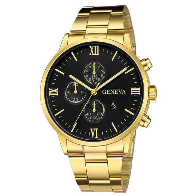 Relogio Masculino Men Watches Luxury Brand Auto Date Male Clock Quartz Watch Men Gold Casual Sport Military Wrist Watch