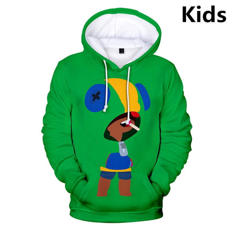 2 To 12 Years Kids Hoodies Shooting Game 3d Printed Hoodie Sweatshirt boys girls Harajuku Long Sleeve Jacket Coat Teen Clothes