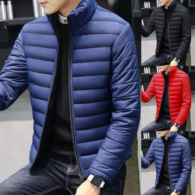 New Winter Jackets Parka Men Autumn Winter Warm Outwear Brand Slim Mens Coats Casual Windbreaker Quilted Jackets Men M-4XL