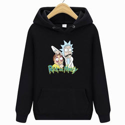 2019 new Rick Morty hoodie men's skateboard Rick Morty cotton hooded sweatshirt men's and women's hooded pullover