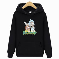 2019 new Rick Morty hoodie men's skateboard Rick Morty cotton hooded sweatshirt men's and women's hooded pullover