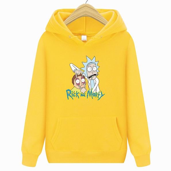 2019 new Rick Morty hoodie men's skateboard Rick Morty cotton hooded sweatshirt men's and women's hooded pullover