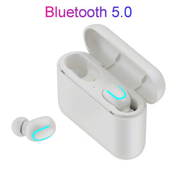 Bluetooth 5.0 Earphone HBQ Q32 TWS True Wireless Head phone Mini Headset Handsfree Sport Stereo Bass Earbuds with Charging Box