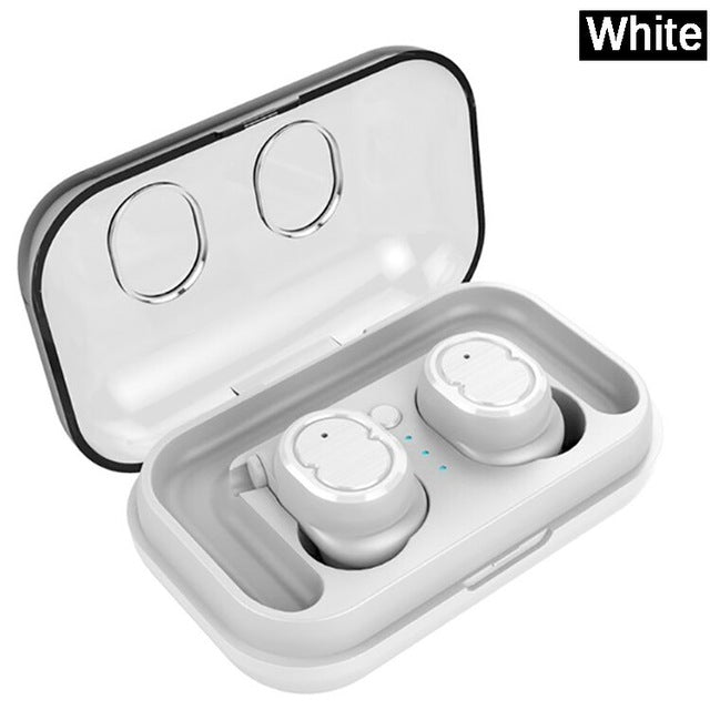 QCR T8 Wireless Earphone TWS Sport Bluetooth V5.0 Headset Touch Control True Earbuds Bass 6D Stereo Head-free IPX5 Waterproof