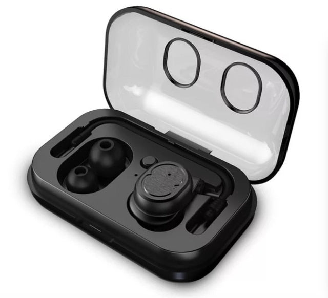 QCR T8 Wireless Earphone TWS Sport Bluetooth V5.0 Headset Touch Control True Earbuds Bass 6D Stereo Head-free IPX5 Waterproof