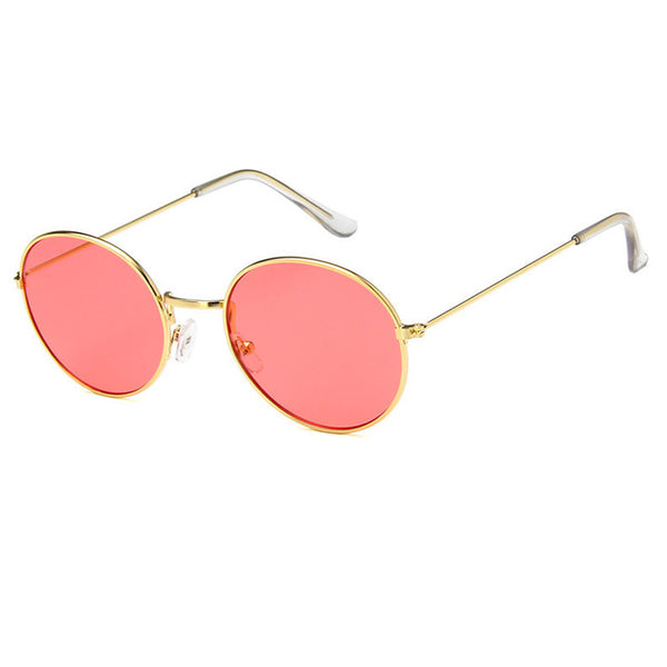 AOOFFIV Brand Vintage oval sunglasses men woman 2019 Glasses Retro Driving  round metal frame Sun Glasses For Men mirror UV400